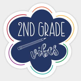 Second Grade Vibes Sticker